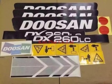 Doosan Nameplate DX260LC
